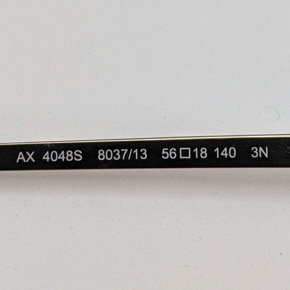 🕶️Frame Only | Armani Exchange AX4048S 8037/13 Sunglasses 56/18 140 /KAG638🕶️​ - Picture 3 of 6